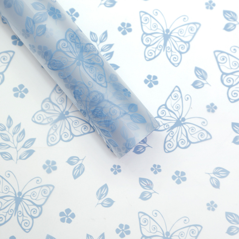 MYHC-07 Exquisite Butterfly Lines, Transparentná fólia na balenie kvetov
