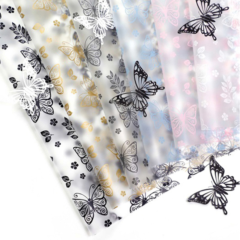 MYHC-07 Exquisite Butterfly Lines, Transparentná fólia na balenie kvetov