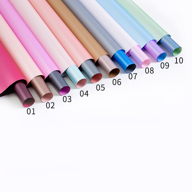 MYHC-32 Pearl obojstranný dvojfarebný vodotesný kvetinový baliaci papier