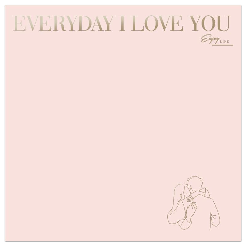 Jednofarebný baliaci papier z bavlnených kvetov MYHC-40 Jane Eyre Hug Pattern