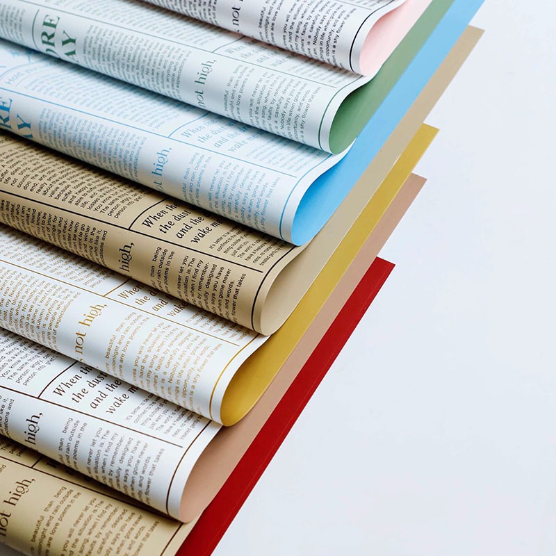 MYHC-41 jednostranný papier na balenie kvetov z hovädzej kože