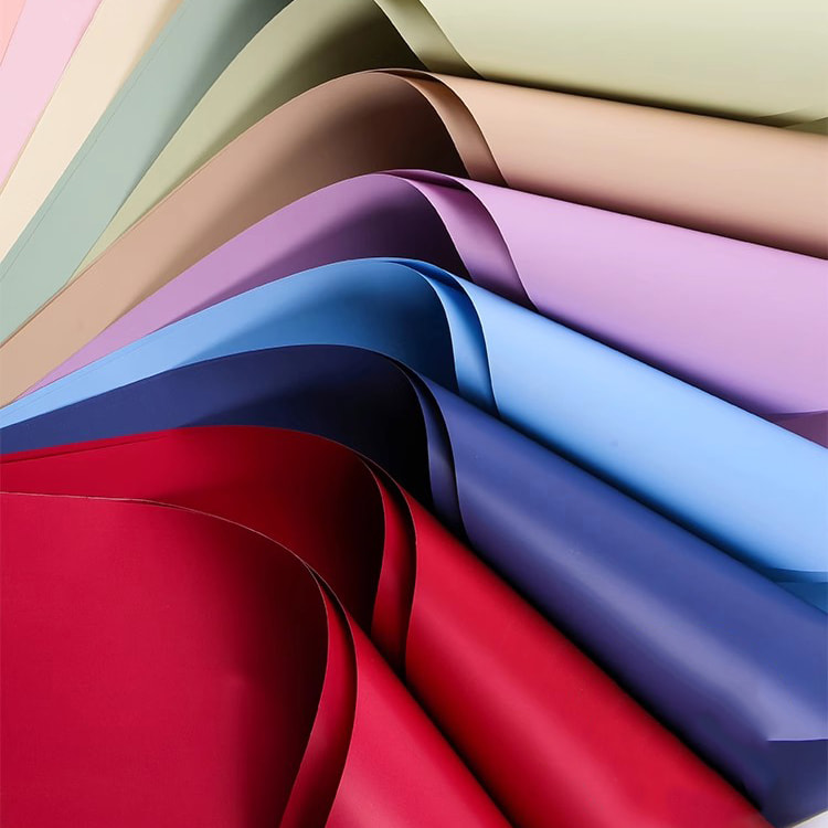 MYHC-68 Pearl Film 8 Silk 45×50cm (±2cm) Jednofarebný kvetinový baliaci papier