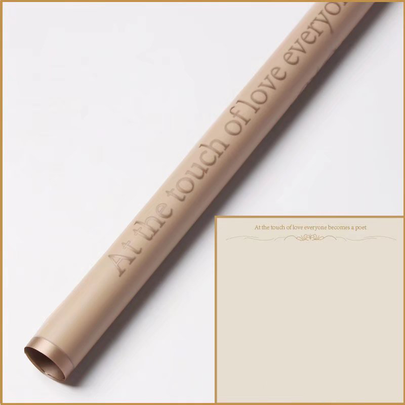 9-farebný zlatý matný kvetinový baliaci papier