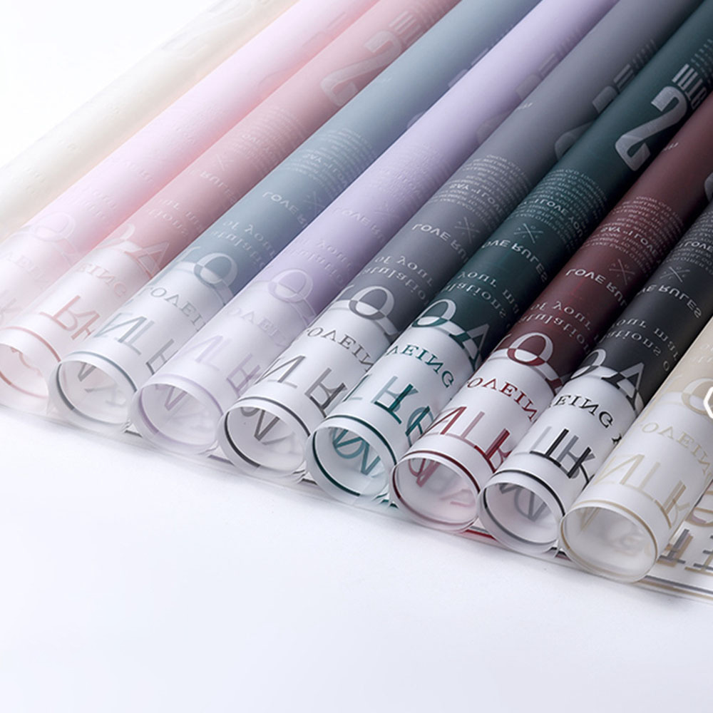 Frosted Jelly Flower Wrap Film