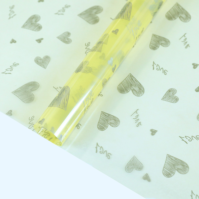 Love Print Design Kvetinový baliaci papier Vodotesný zahustený jednostranne potiahnutý
