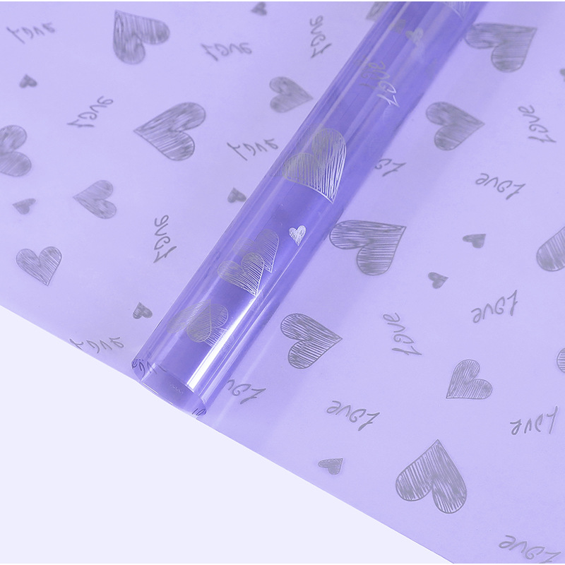 Love Print Design Kvetinový baliaci papier Vodotesný zahustený jednostranne potiahnutý