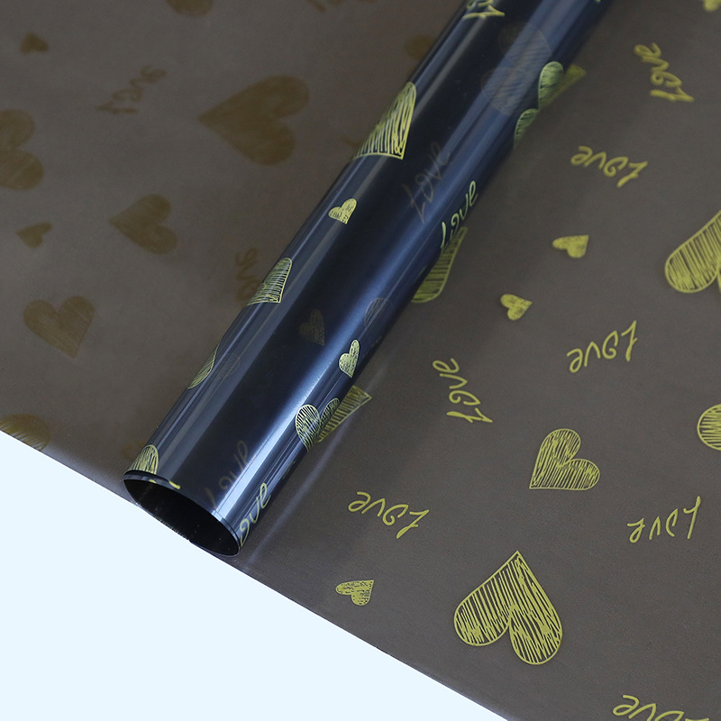 Love Print Design Kvetinový baliaci papier Vodotesný zahustený jednostranne potiahnutý