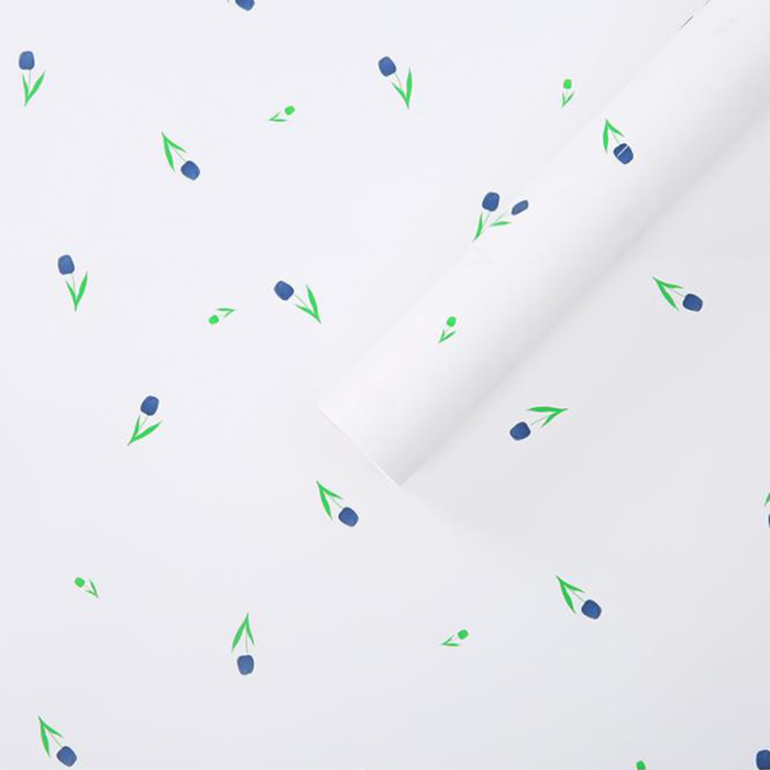 Kytica hrubý baliaci papier s umeleckými slovami