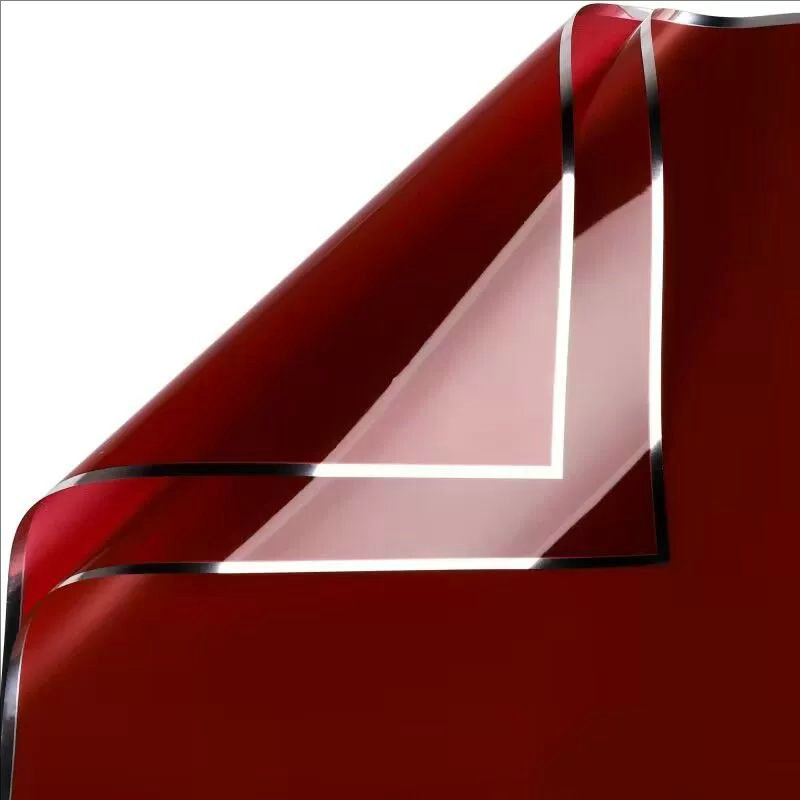 Strieborný vodolesklý filmový baliaci papier na kvety