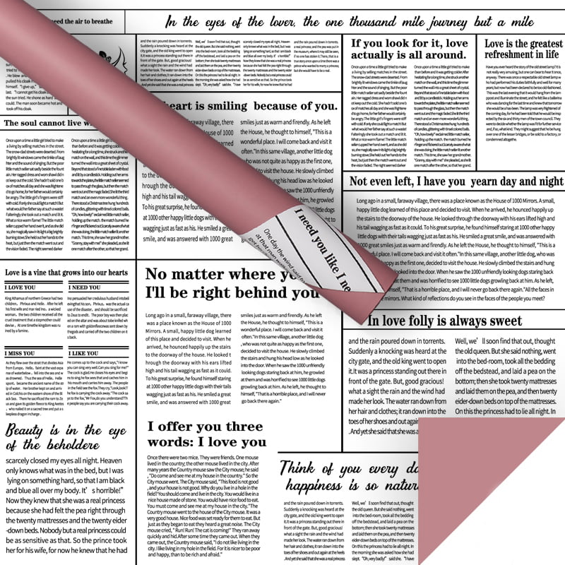 Anglický novinový kvetinový baliaci papier