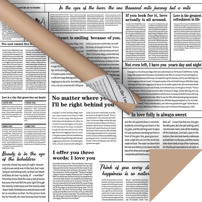 Anglický novinový kvetinový baliaci papier