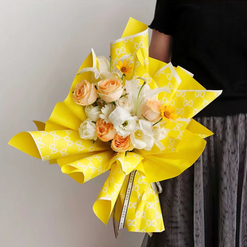 Módny baliaci papier G-Flower