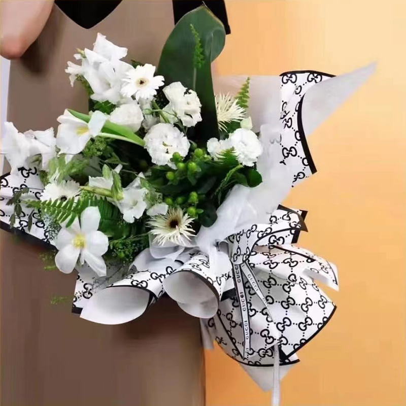 Módny baliaci papier G-Flower