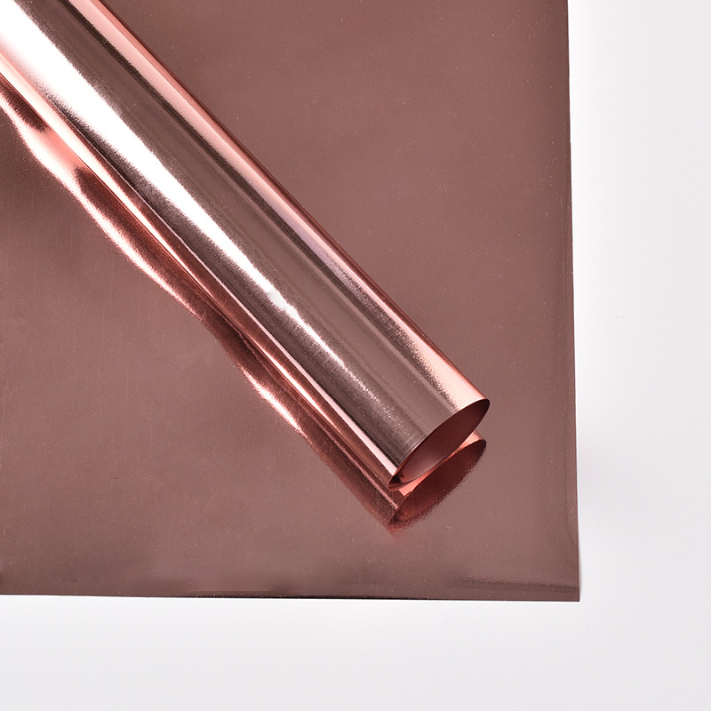 Obojstranný trblietavý baliaci papier na kytice z metalickej fólie